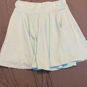 Light mint blue skirt
